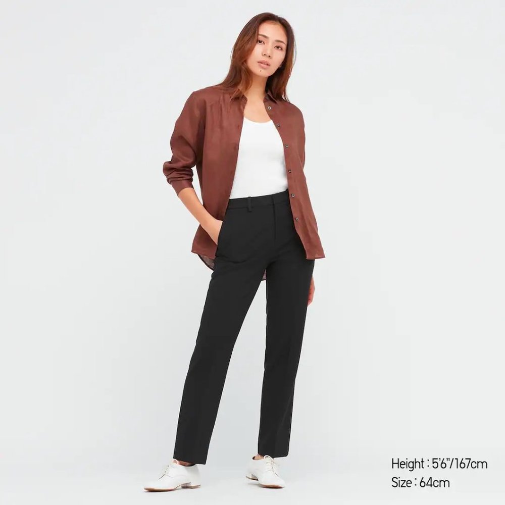 UNIQLO Women Ultra Light Trousers - Black - 25 inch